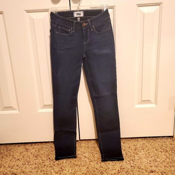 PAIGE | Dark Skinny Jean - Picture 2 of 4